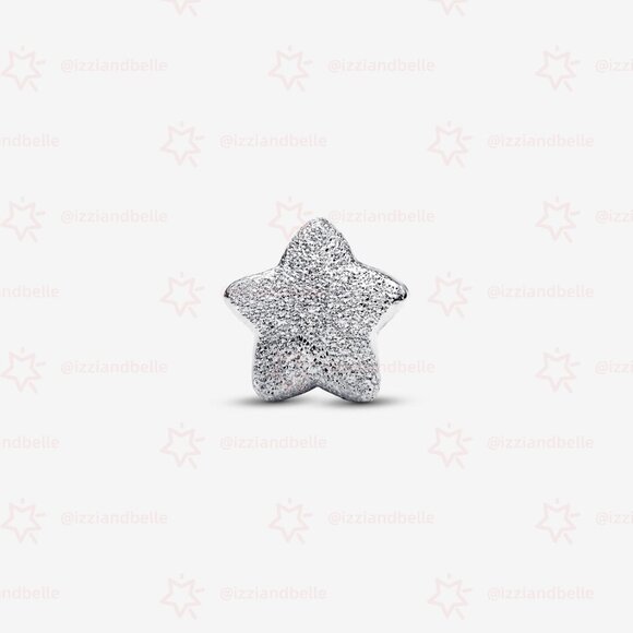 Pandora Textured Star Mini Charm - Picture 2 of 4